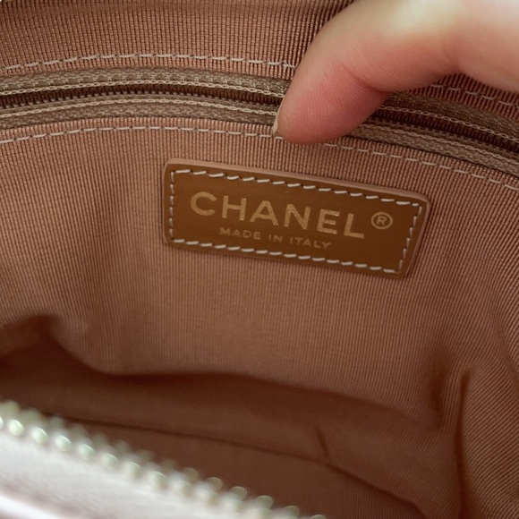 CHANEL Quilted Small Vanity Camera Bag Beige/Pink - Picture 10 of 16